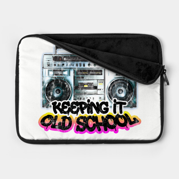 Vintage Graffiti Keeping It Old School 80s Boombox T Shirt Costume Housse De Portable Teepublic Fr