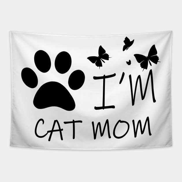 I'm Cat Mom Tapestry by NICHE&NICHE