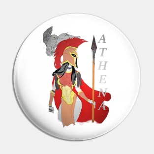 Athena (Greek Goddess of War and Wisdom) Pin