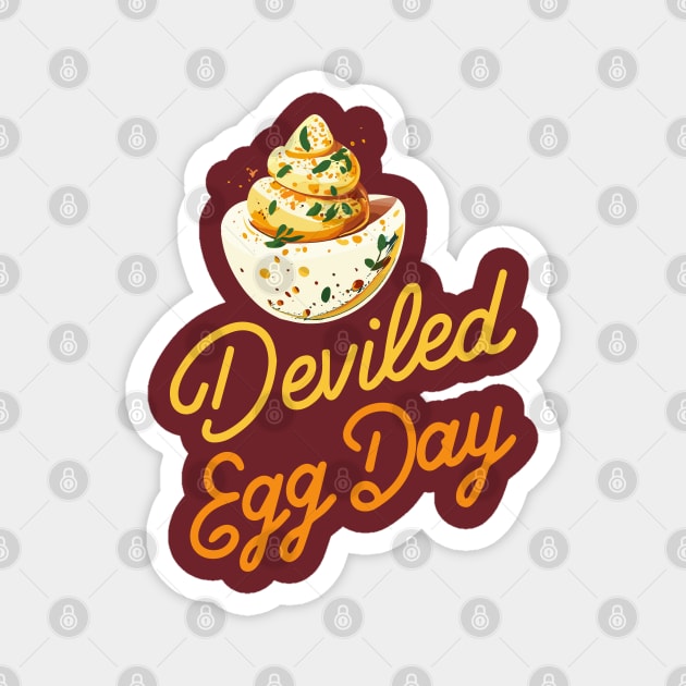 National Deviled Egg Day – November Magnet by irfankokabi