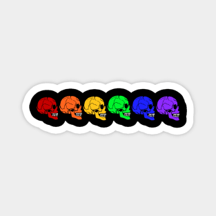 Gay Skulls Magnet