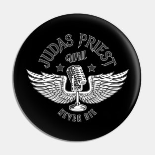 Priest Will Never Die Pin