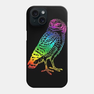 Owl Rainbow Phone Case