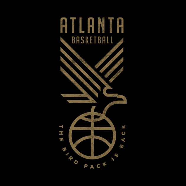 Atlanta Basketball, The Bird Pack is Back, Hawks Fan by BooTeeQue