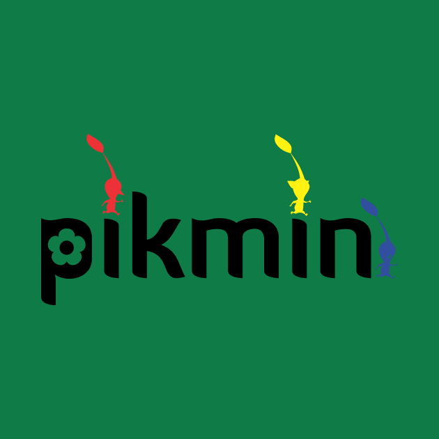 Pikmin Typography by ikaszans