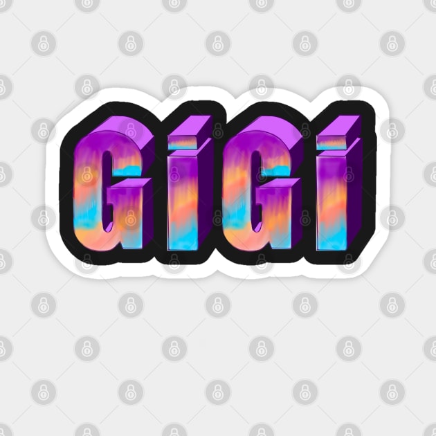 Top 10 best personalised gifts 2022  - Gigi - ,personalised,personalized custom name Magnet by Artonmytee