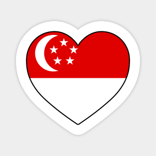 Heart - Singapore Magnet