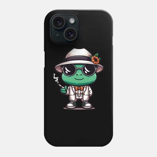 Mystery Solved: The Inspector Frog T-Shirt Phone Case by chems eddine