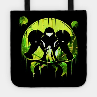 Galactic Bounty Hunter silhouette Tote