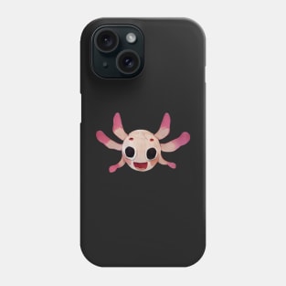 Funny axolotl head Phone Case