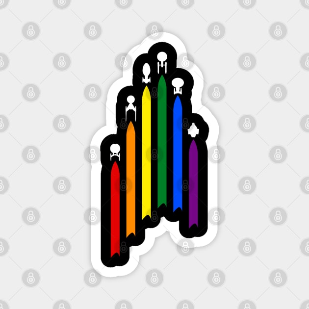 Star Trek Gay Pride Magnet by crouteru