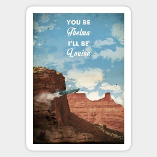 Thelma and Louise sticker - Peepa's