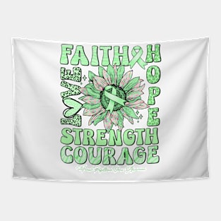 Human Papilloma Virus Awareness - Sunflower strong faith love Tapestry