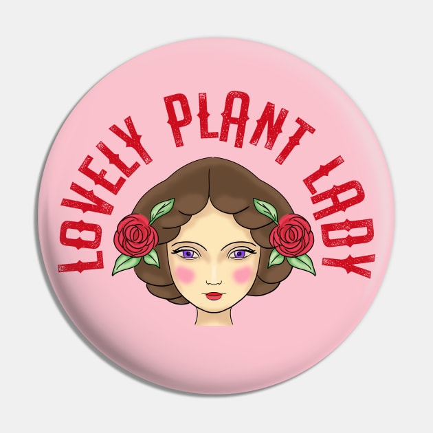 Plant mom. Crazy plant lady. Young pretty cute lovely brunette girl with red roses in her hair. Girls who love plants. Mother nature. Plant parent. Grow green things. Pin by BlaiseDesign