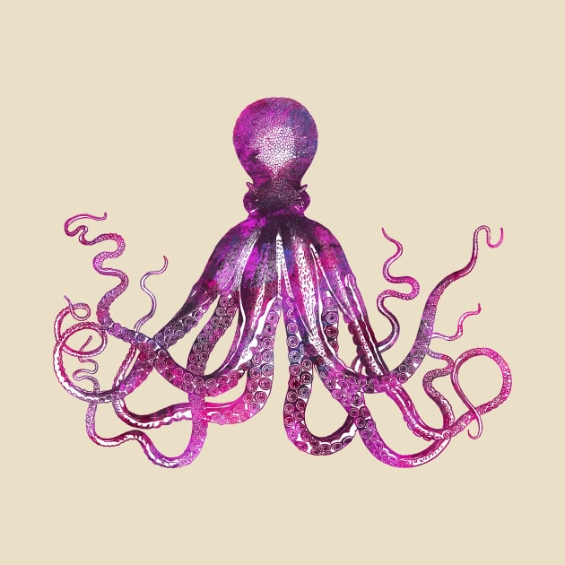 Octopus pink by LebensART