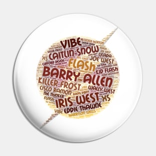 Flash Word Art Pin