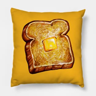 Buttered Toast Pillow