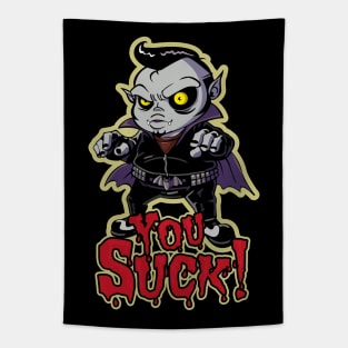 Halloween Rockabilly Vampire (you Suck) Tapestry