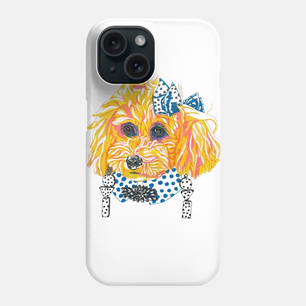 1980's bichipoo Phone Case by RaLiz