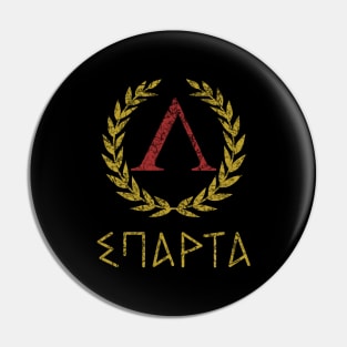 SPARTA IN GREEK Pin