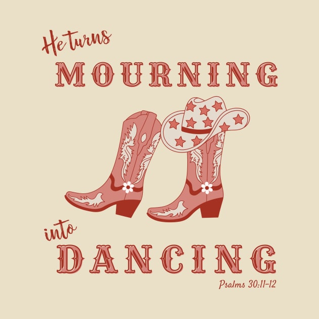 Christian Mourning Into Dancing Psalms 30 Monochrome Design by bbreidenbach