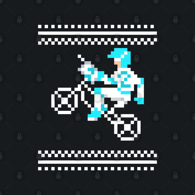 Vintage BMX Videogame pixel art by TommySniderArt