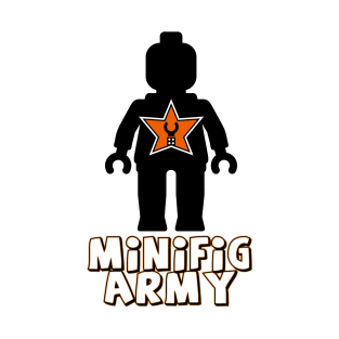 "MINIFIG ARMY" Minifig with Customize My Minifig Star Logo T-Shirt