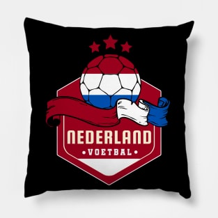 Netherlands Football Logo Pillow