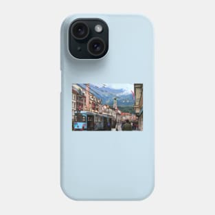 Artistic Innsbruck Street Scene Phone Case