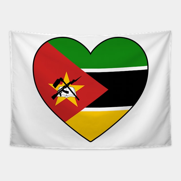 Heart - Mozambique Tapestry by Tridaak