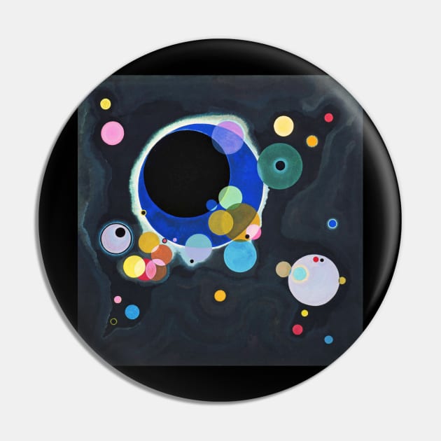 Wassily Kandinsky Abstract Art Pin by KOTFILMS