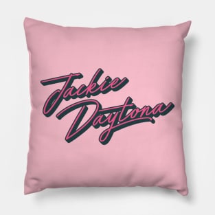 Jackie Daytona latin typograph Pillow