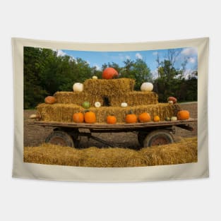 Display at Italian Pumpkin Farm Tapestry