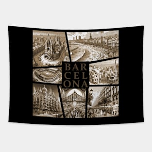 SPANISH CITY - BARCELONA - TRAVEL -2 Tapestry