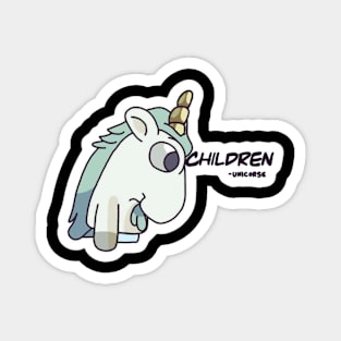 unicorn funny bluey Magnet