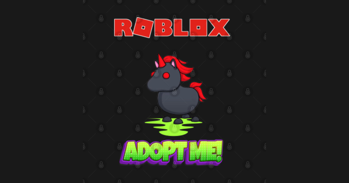 Roblox Adopt Me Evil Unicorn - Roblox - T-Shirt | TeePublic