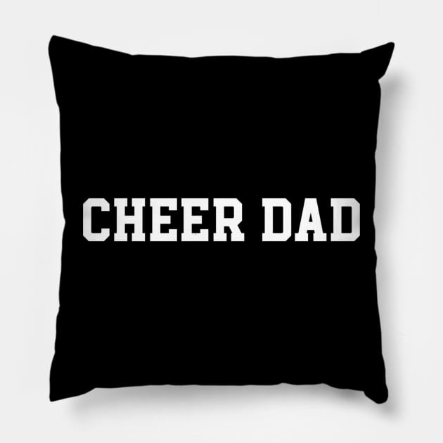 Cheer Dad Pillow by vhsisntdead