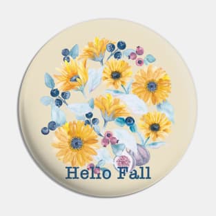 Hello Fall Pin