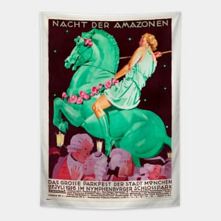 Plakat Nacht Der Amazonen 1936 Tapestry