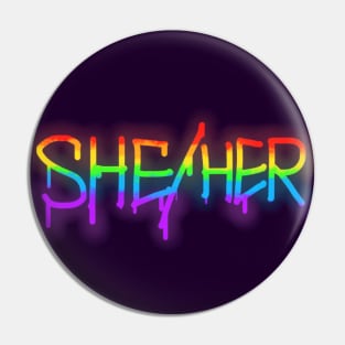 She/Her Pronouns Pin