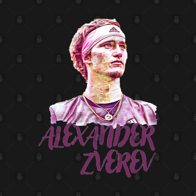 Alexander Zverev by BorodinaAlen