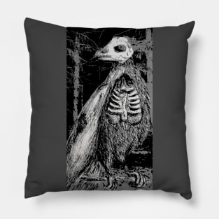 Raven Dark Forest Pillow