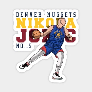 Nikola Jokic Graphic Art Magnet