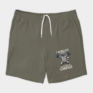 Funny Raccoon Eat Garbage Shorts