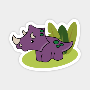 Baby Triceratops Magnet