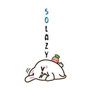 so lazy rabbit design T-Shirt