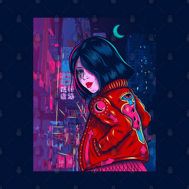 Neon city by Priscila Floriano