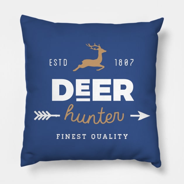 Deer Hunter Pillow by rodneycowled