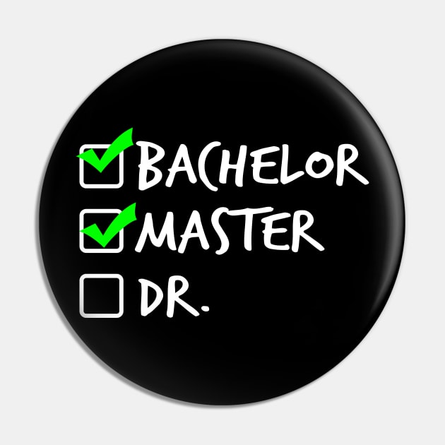 Bachelor - Master - DR. Pin by MaikaeferDesign