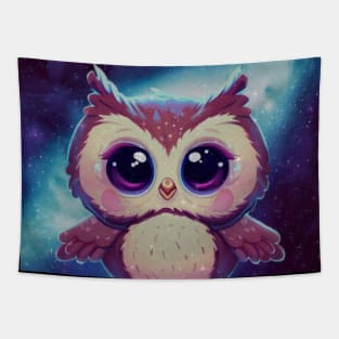 Galactic Owl Tapestry